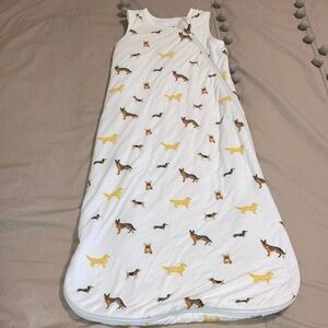 Kyte Baby Sleep Sack in Dog Print, M, 1.0 TOG